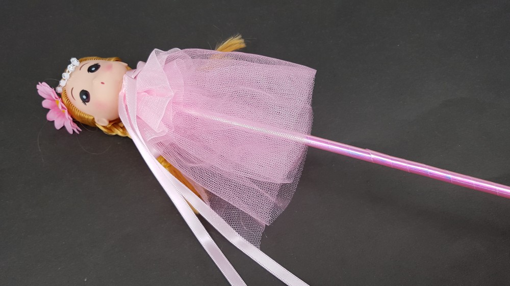 Куколка на палочке A-9125 вид 1 розовая
